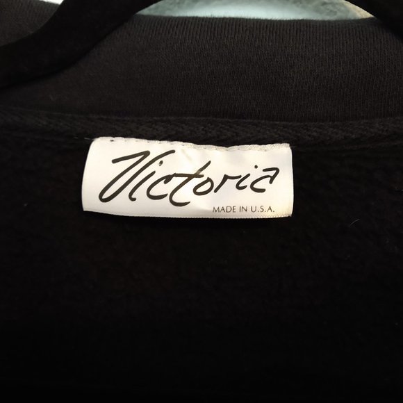 Woman's Black/Gold Floral Victoria 1/4 Zip Pull-Over - Picture 3 of 9